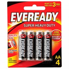 Eveready AAA 1.5V Super Heavy Duty Battery 2Pack, 4Pack. 1212BP4